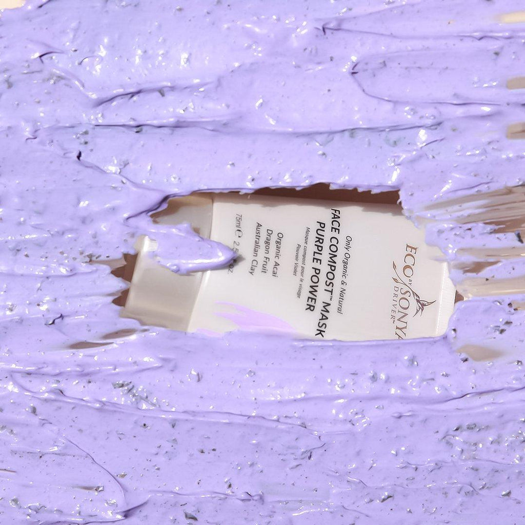 Eco Tan Face Compost™ Purple Power Mask - HUSH Beauty and SKIN