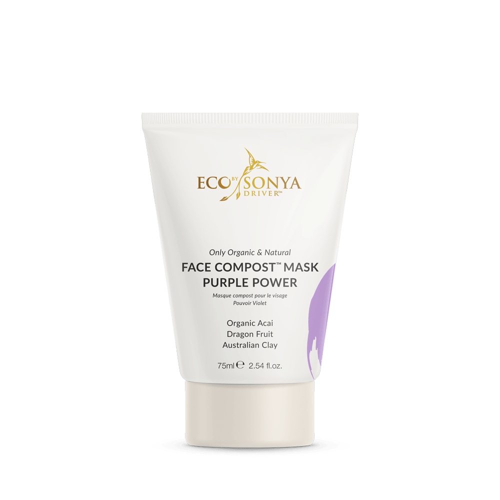 Eco Tan Face Compost™ Purple Power Mask - HUSH Beauty and SKIN